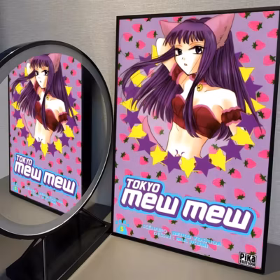 Tokyo Mew Mew Vintage Anime Wall Art