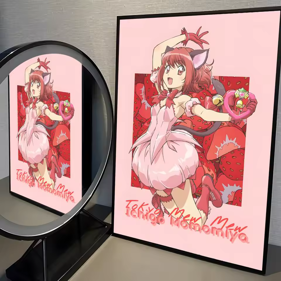 Tokyo Mew Mew Shoujo Anime Wall Art