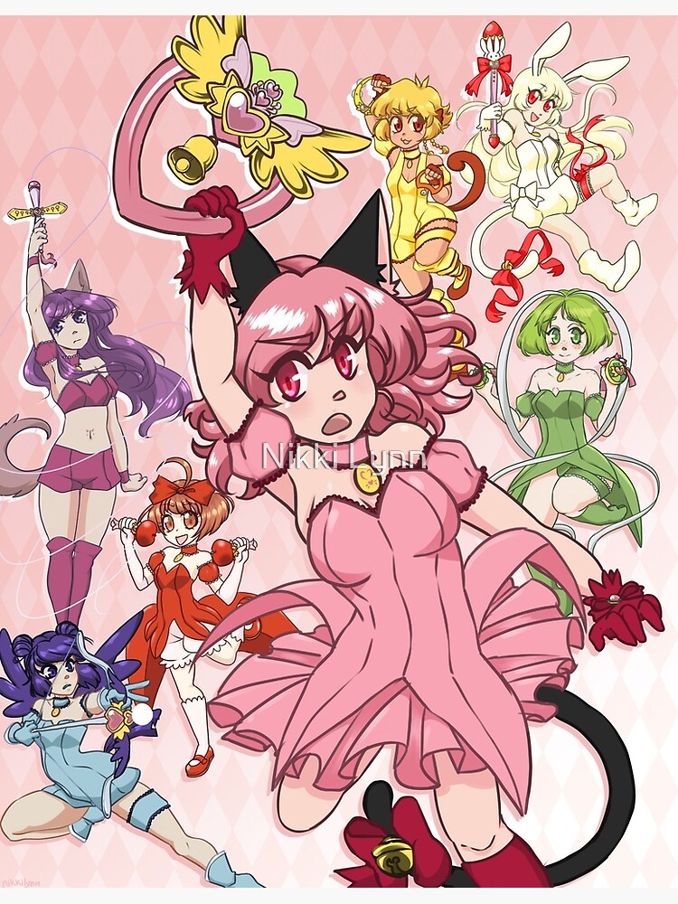 Tokyo Mew Mew Graphic Shower Curtain - Image 2