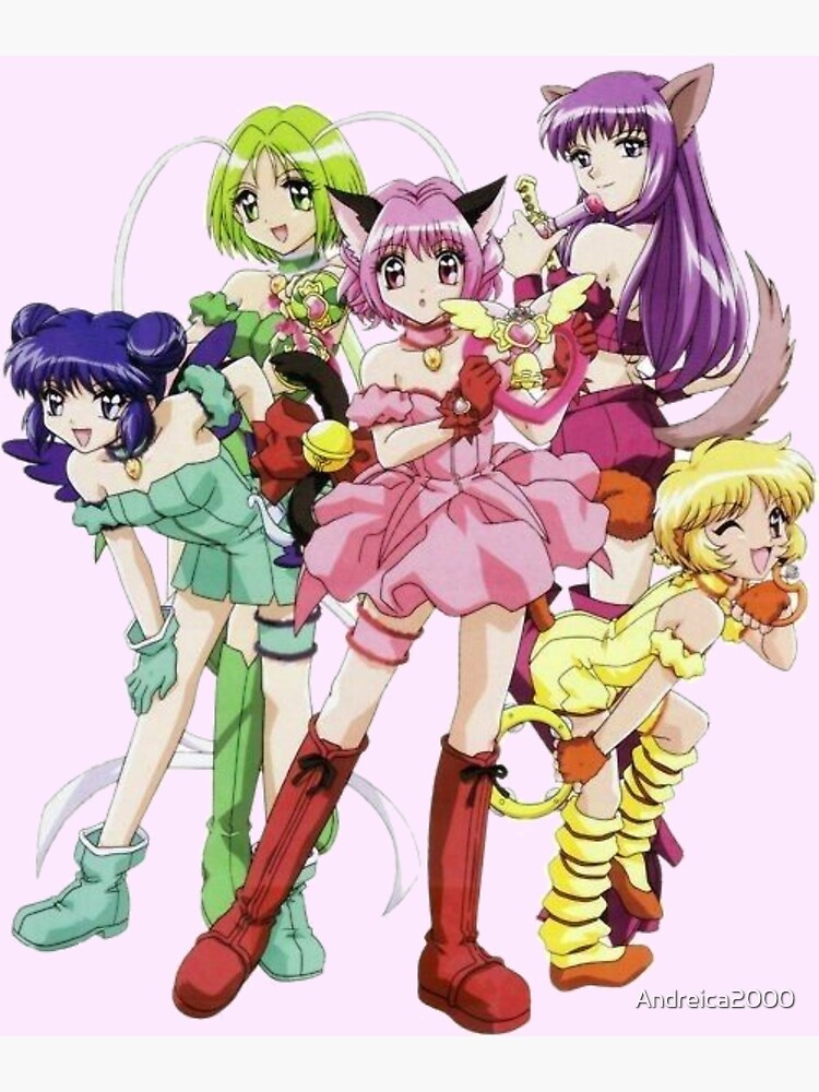 Tokyo Mew Mew Retro Shower Curtain - Image 2