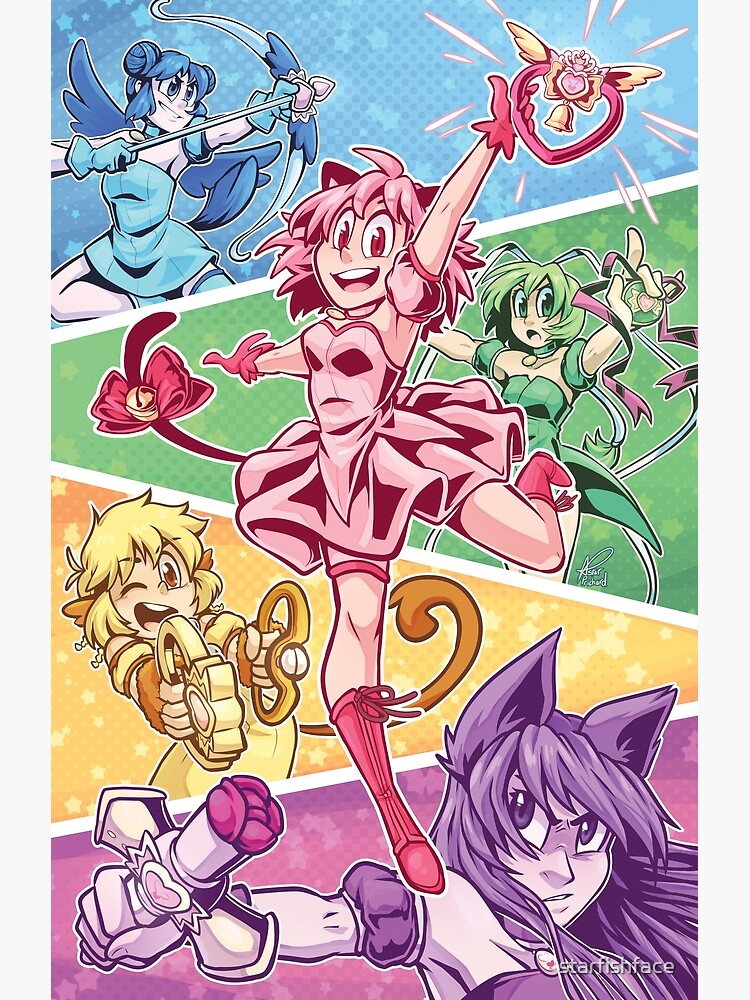 Tokyo Mew Mew Ensemble Shower Curtain - Image 2