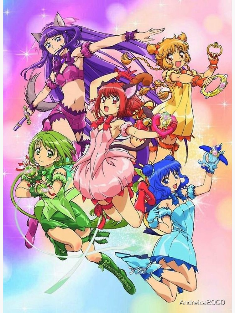 Tokyo Mew Mew Anime Shower Curtain - Image 2