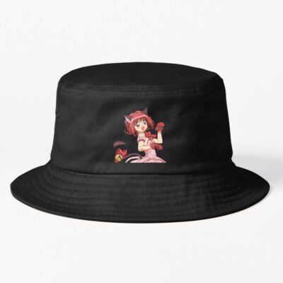 Mew Ichigo From The Anime Tokyo Mew Mew New Original Artwork Bucket Hat