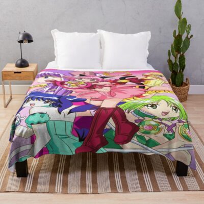Tokyo Mew Mew Throw Blanket