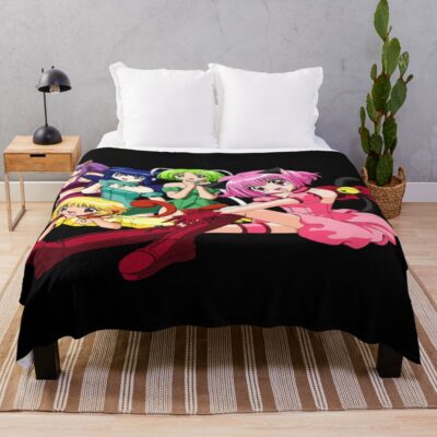 Tokyo Mew Mew Group Throw Blanket