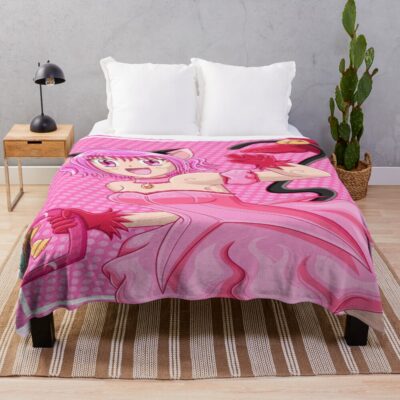 Strawberry Bell Throw Blanket