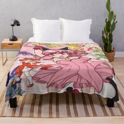 Tokyo Mew Mew Graphic Throw Blanket