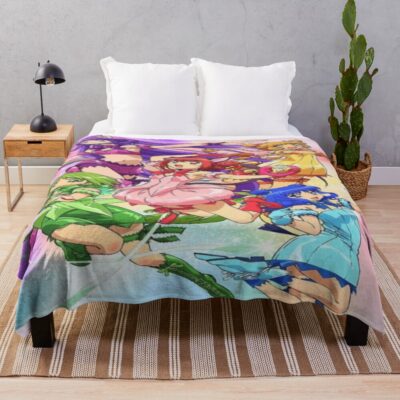 Tokyo Mew Mew Anime Throw Blanket