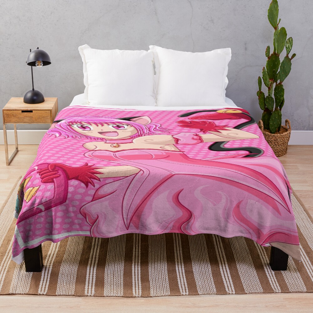 Strawberry Bell Throw Blanket