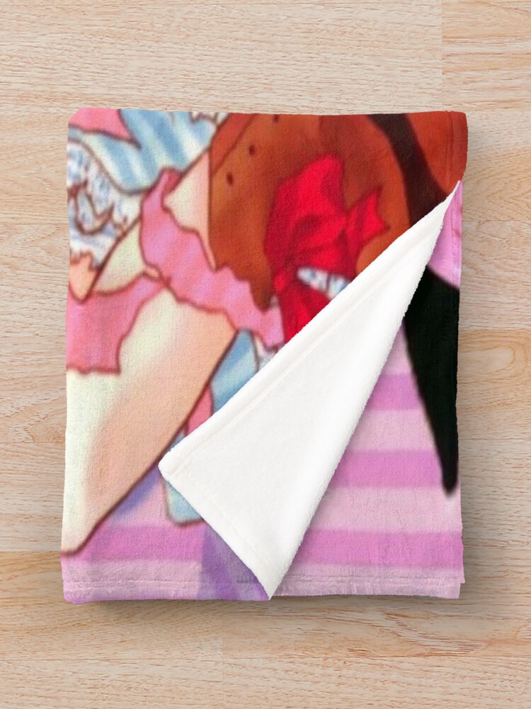 90s Nekogirl Throw Blanket - Image 2
