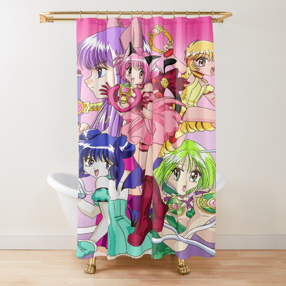 Tokyo Mew Mew Shower Curtain