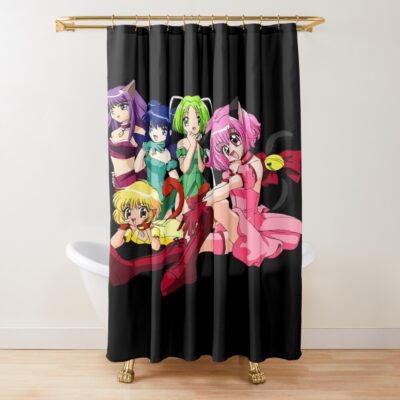 Tokyo Mew Mew Group Shower Curtain
