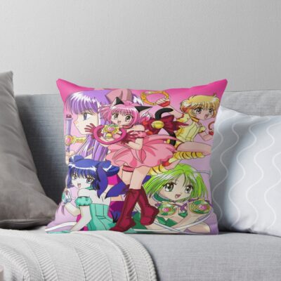 Tokyo Mew Mew Throw Pillow