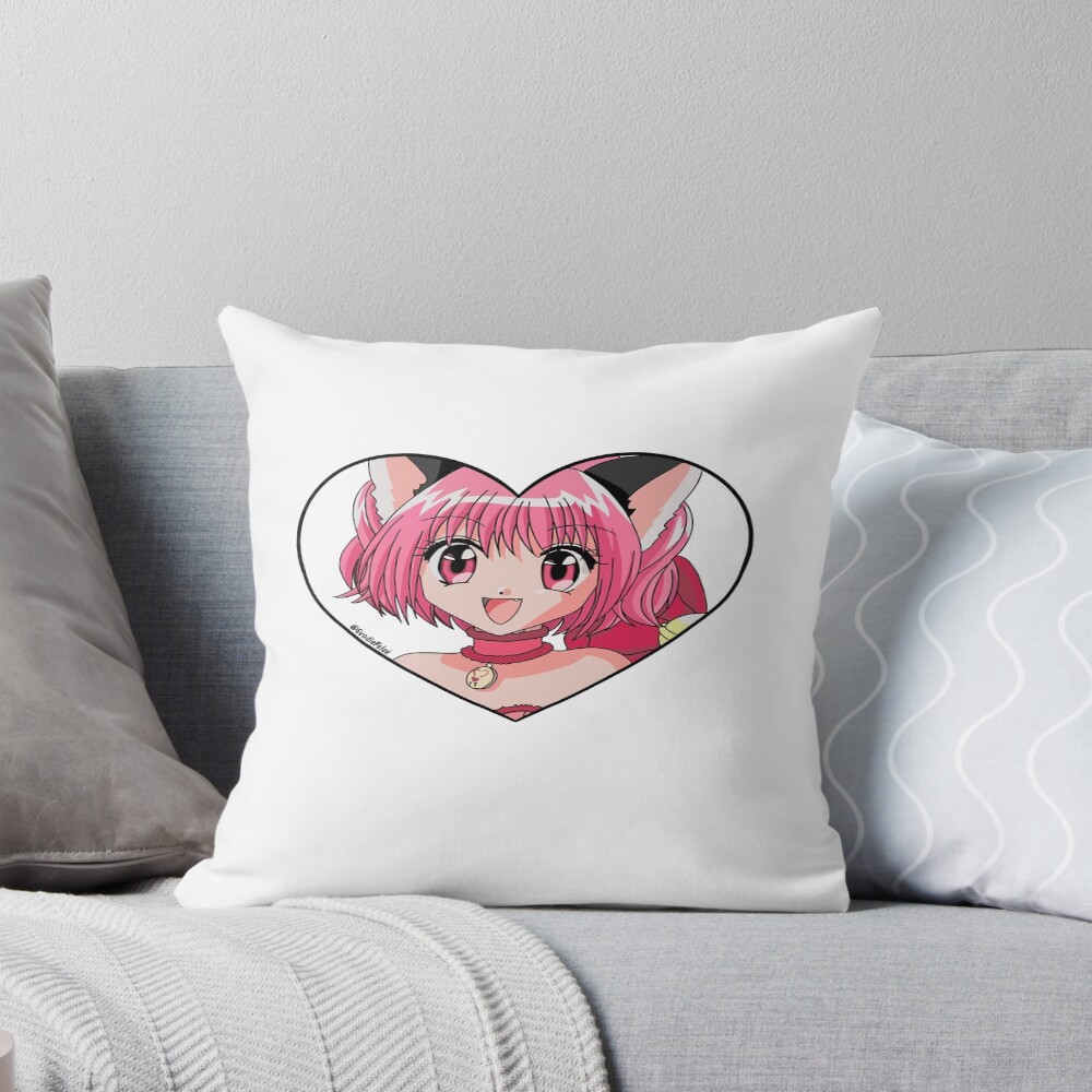 Ichigo Momomiya Tokyo Mew Mew Throw Pillow