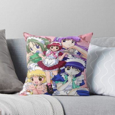 Tokyo Mew Mew Cafe Throw Pillow